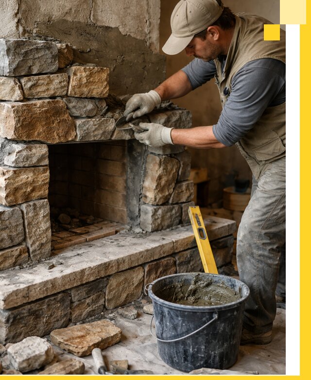 Изготовление и установка каменных каминов под ключ в Советской Гавани