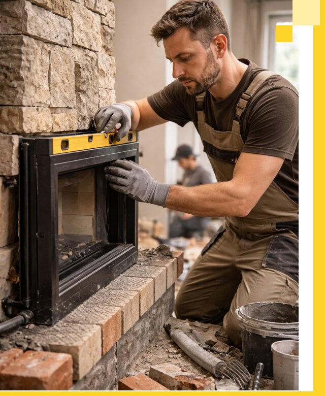 Дровяные камины под ключ в Советской Гавани: монтаж, обустройство