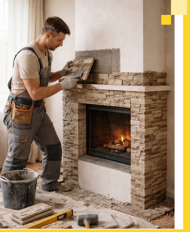 Изготовление и монтаж каминов для дома под ключ в Советской Гавани