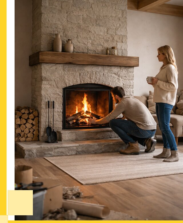 Камины для загородного дома в Советской Гавани от 363615 р., ЭриданСвс