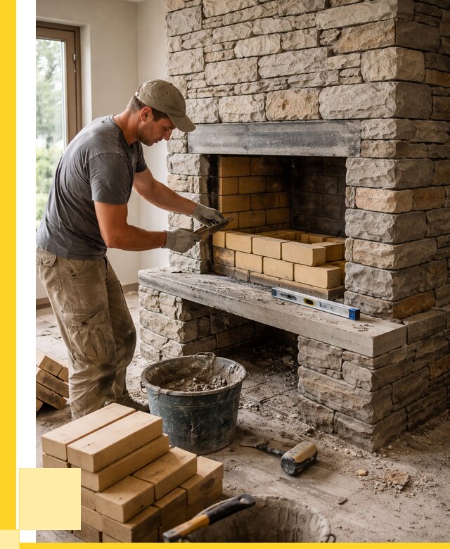 Кладка каминов и камина в Советской Гавани от 25973 р. ЭриданСвс