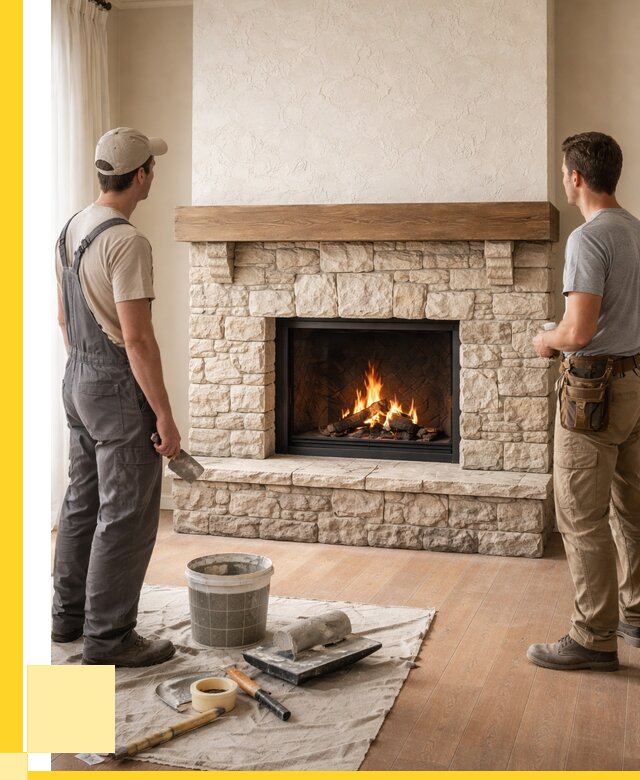 Отделка каминов в Советской Гавани от 6753 р. под ключ | ЭриданСвс