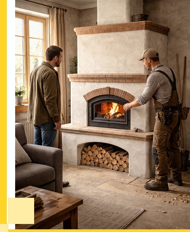 Печи камины в Советской Гавани: кирпичные, изразцовые от 62334 р. | ЭриданСвс