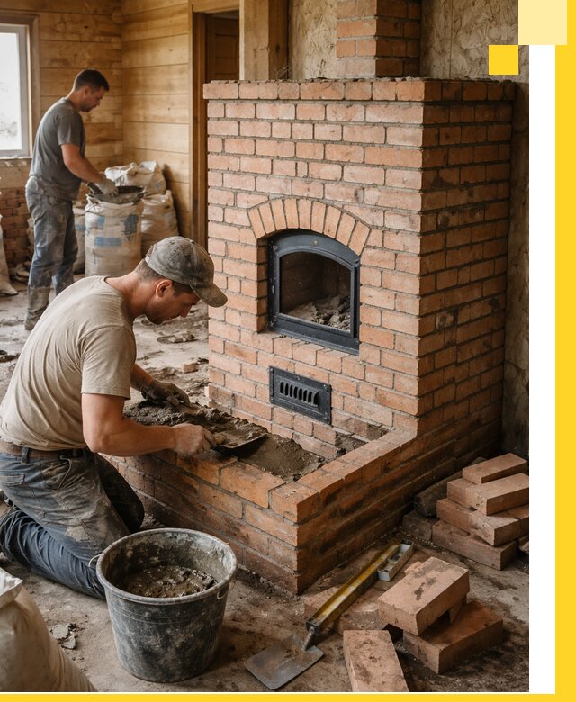 Профессиональное строительство печей в Советской Гавани под ключ