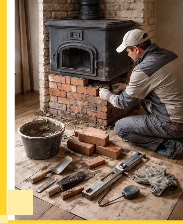 Ремонт печей в Советской Гавани от 12467 р., услуги печника ЭриданСвс