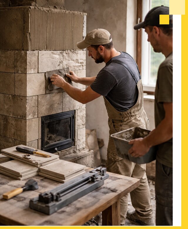 Профессиональная облицовка печей в Советской Гавани: керамика и камень