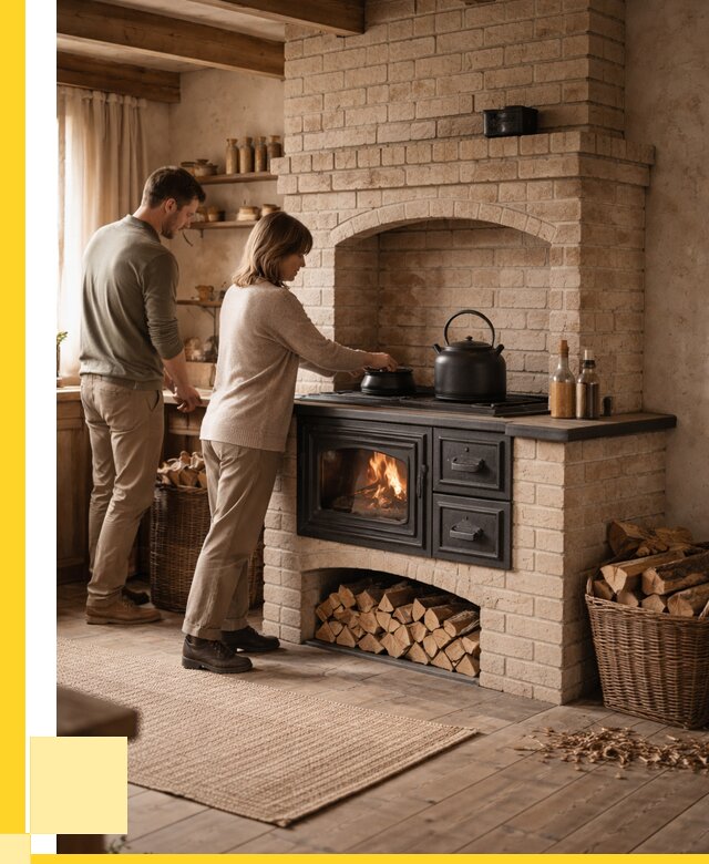 Печи с плитой в Советской Гавани от 46751 р. | ЭриданСвс — кирпичная печь