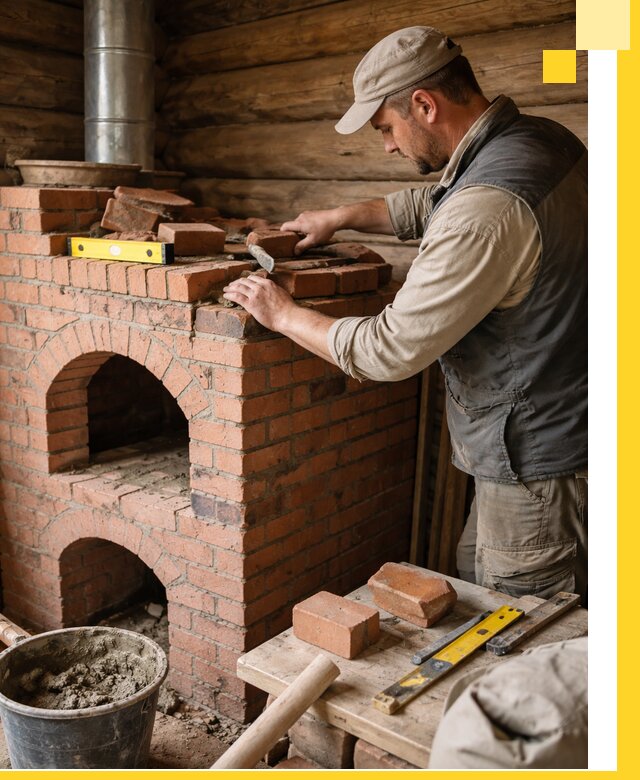 Изготовление и установка русских печей в Советской Гавани под ключ