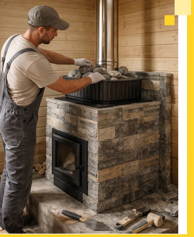 Печи для парной в Советской Гавани, производство, монтаж и обслуживание