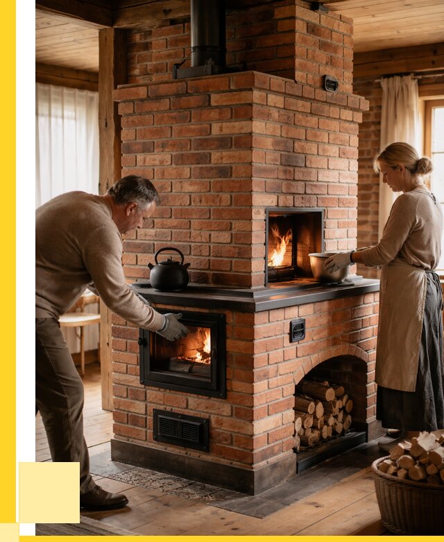 Печи для загородного дома под ключ в Советской Гавани от 83112 р. | ЭриданСвс