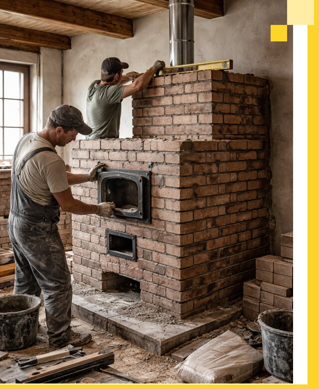 Печи для загородного дома под ключ в Советской Гавани — монтаж и сервис