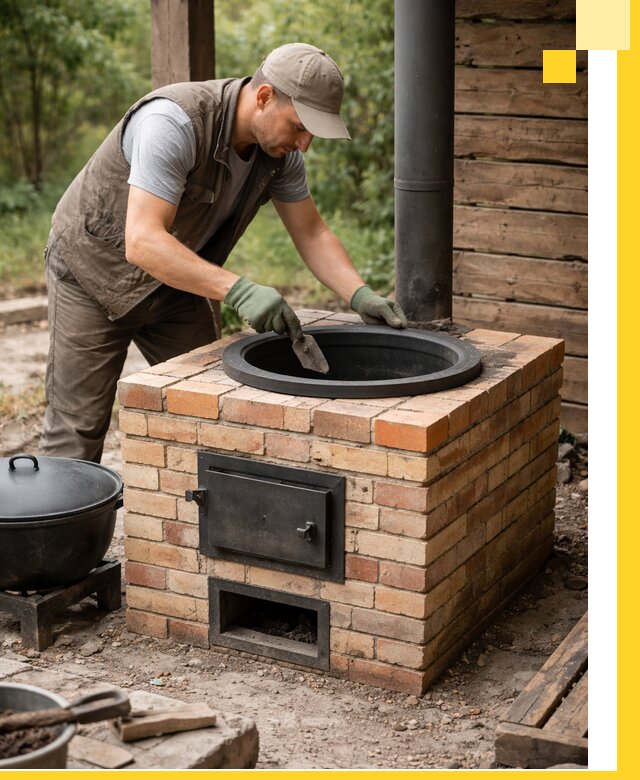 Изготовление и установка печей для казана в Советской Гавани под ключ