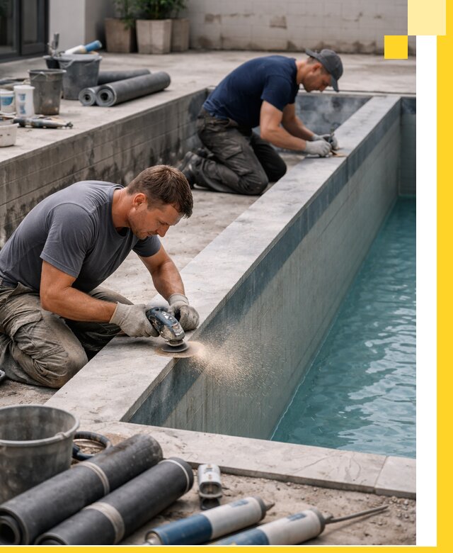 Профессиональный ремонт бассейнов под ключ в Советской Гавани