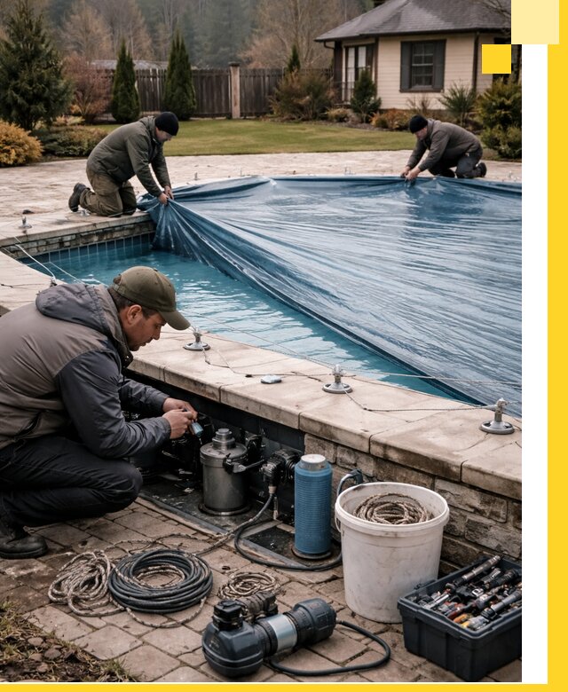 Консервация бассейнов в Советской Гавани: подготовка к длительному хранению