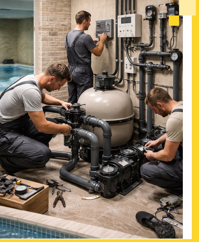 Комплексное оборудование для бассейнов под ключ в Советской Гавани