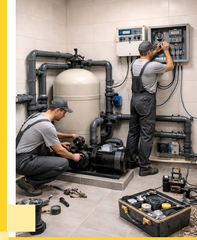 Монтаж оборудования для бассейнов в Советской Гавани от 41556 р. | ЭриданСвс