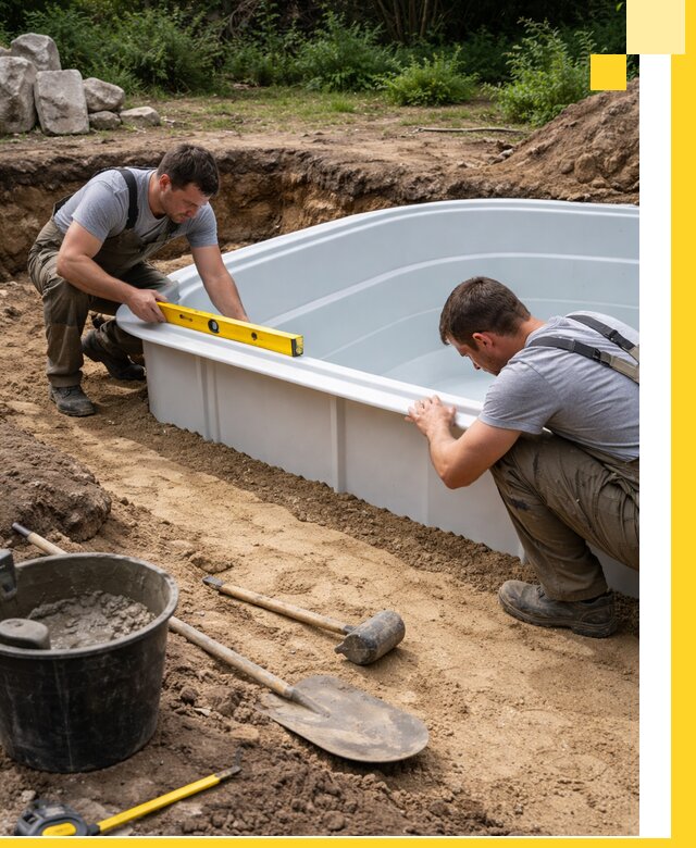 Производство и установка пластиковых бассейнов в Советской Гавани под ключ