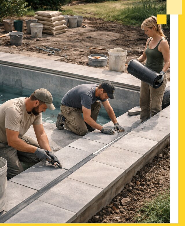 Строительство и монтаж уличных бассейнов под ключ в Советской Гавани