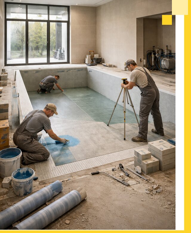 Проект и строительство закрытых бассейнов в Советской Гавани под ключ