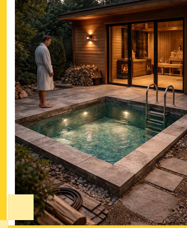 Бани с бассейном под ключ в Советской Гавани от 98696 р. | ЭриданСвс