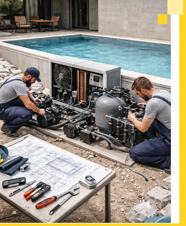 Проектирование и монтаж бассейнов с подогревом в Советской Гавани