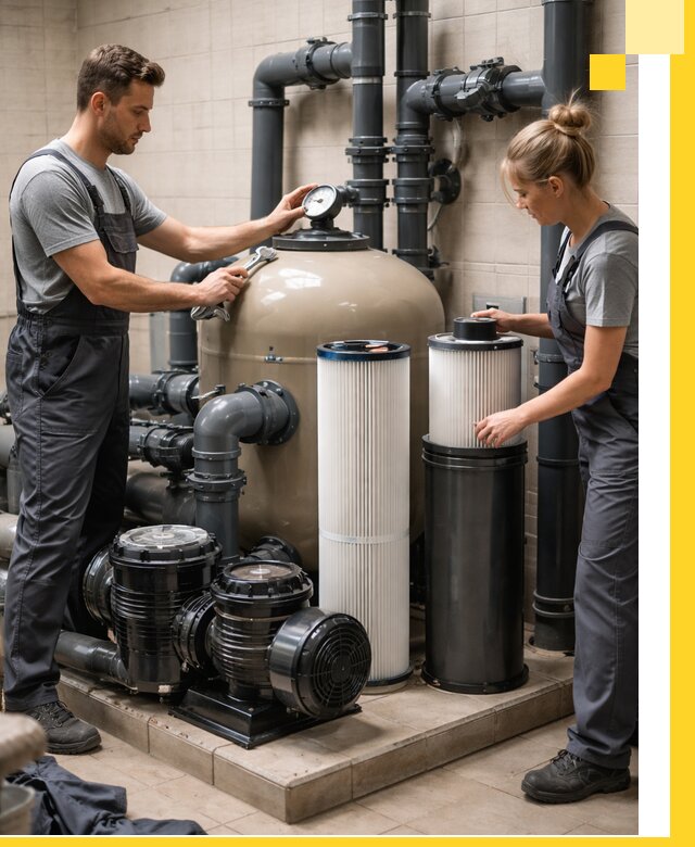 Фильтры и системы фильтрации для бассейнов в Советской Гавани