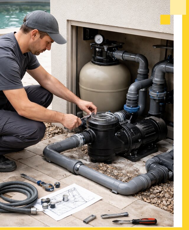 Поставка, монтаж и сервис насосов для бассейнов в Советской Гавани