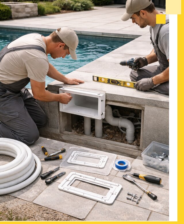 Поставка и установка скиммеров для бассейнов в Советской Гавани