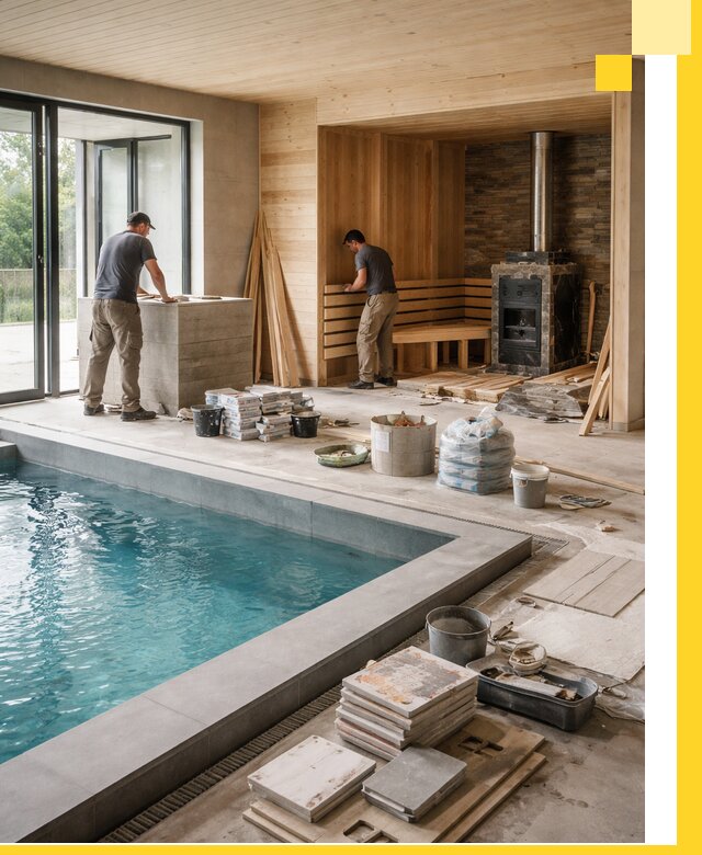 Проектирование и строительство бань с бассейном в Советской Гавани