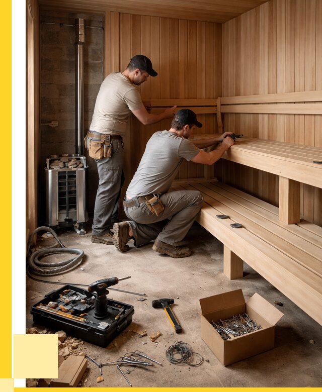 Монтаж саун под ключ в Советской Гавани от 124668 р. | ЭриданСвс