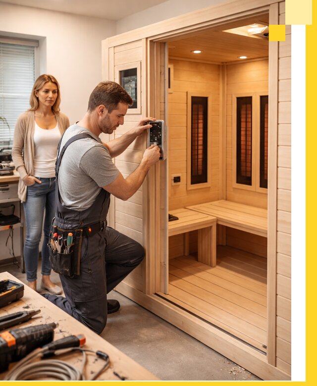 Инфракрасные сауны под ключ в Советской Гавани продажа и установка