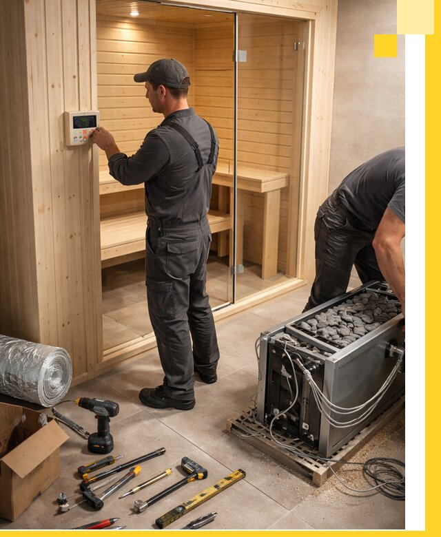 Поставка, установка и монтаж электрических саун в Советской Гавани