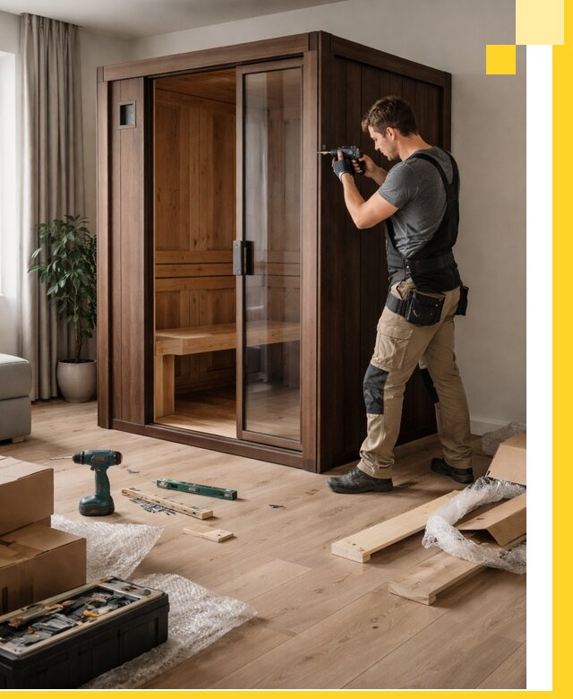 Установка и производство мини саун под ключ в Советской Гавани