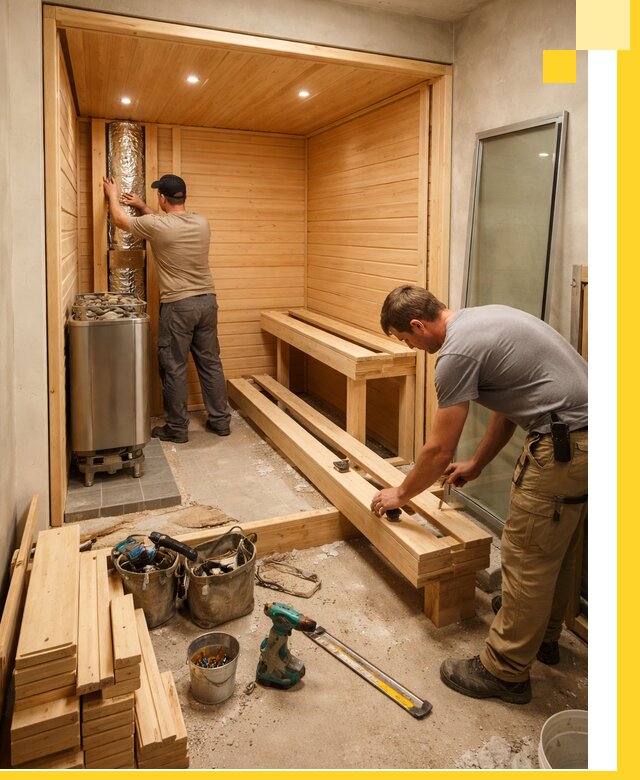 Проектирование и установка домашних саун под ключ в Советской Гавани