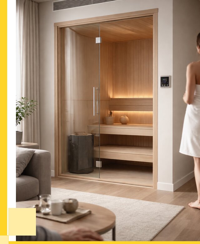 Сауна в квартире под ключ в Советской Гавани от 124668 р. ЭриданСвс