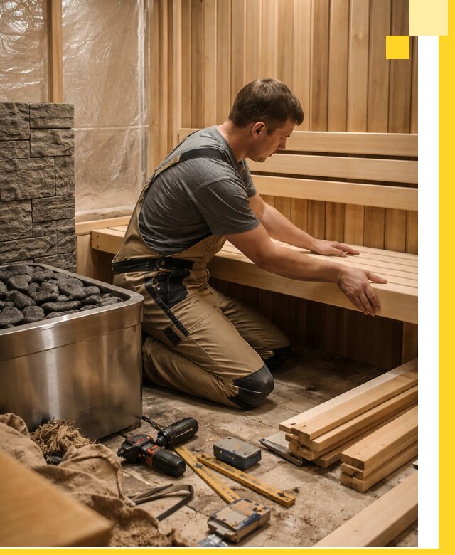 Сауны для дома под ключ с проектированием и монтажом в Советской Гавани