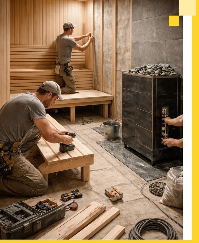Дизайн и строительство интерьерных саун под ключ в Советской Гавани