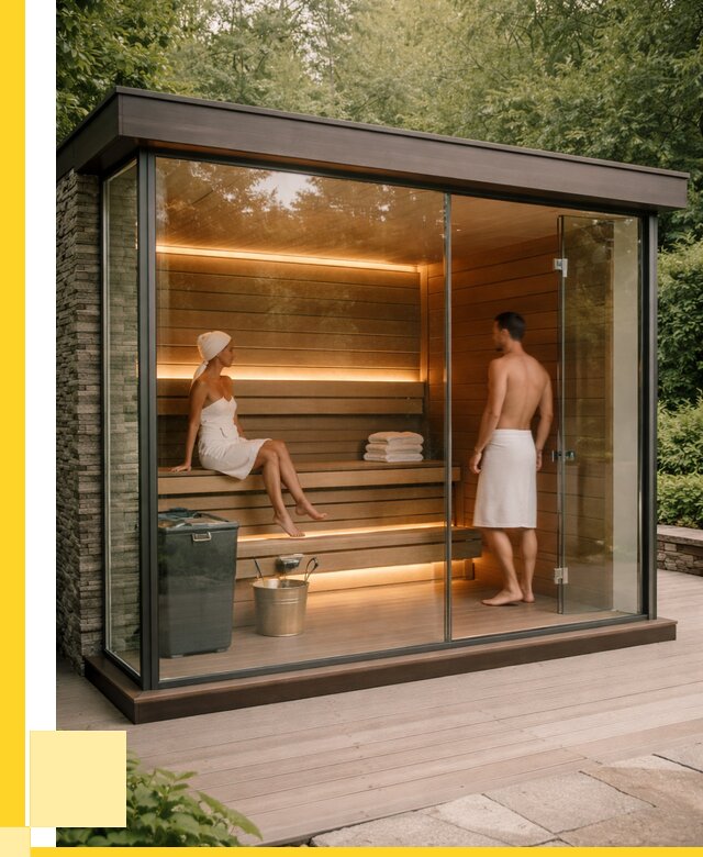Сауна стеклянная и двери для сауны в Советской Гавани от 259725 р. | ЭриданСвс