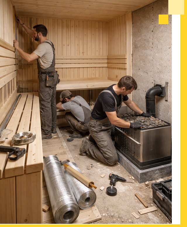 Индивидуальные сауны на заказ в Советской Гавани под ключ, проект и монтаж