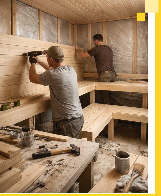 Профессиональная отделка бань и саун под ключ в Советской Гавани