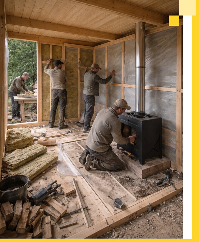 Профессиональный монтаж бань под ключ в Советской Гавани для дома