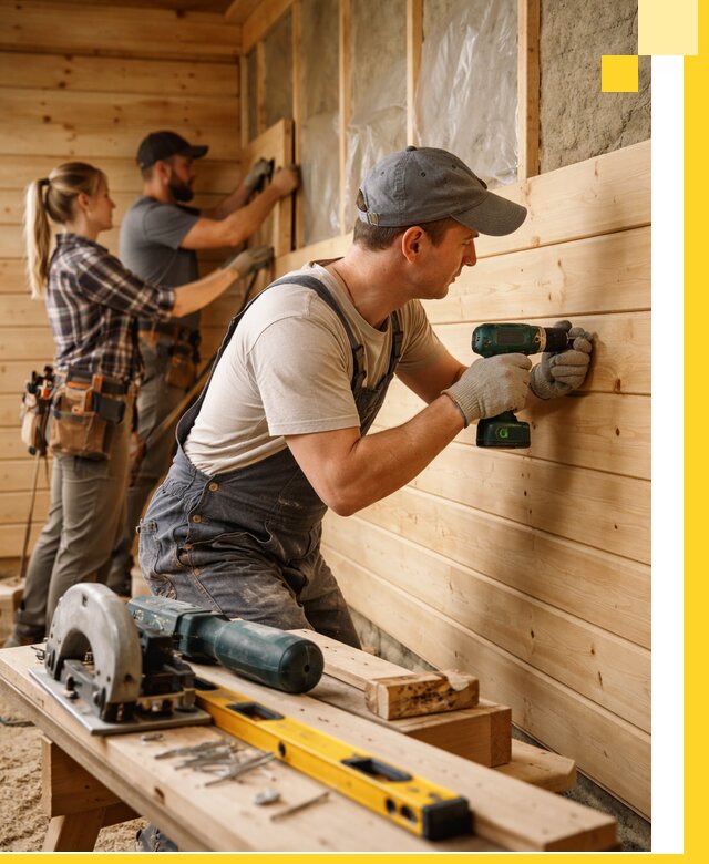 Обшивка бань под ключ в Советской Гавани: отделка стен и потолков