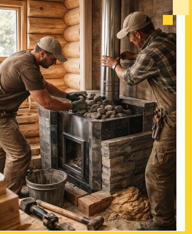 Строительство и отделка русских бань под ключ в Советской Гавани