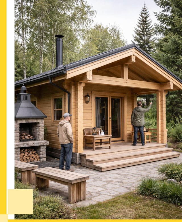 Деревянные бани под ключ в Советской Гавани от 467505 р. | ЭриданСвс