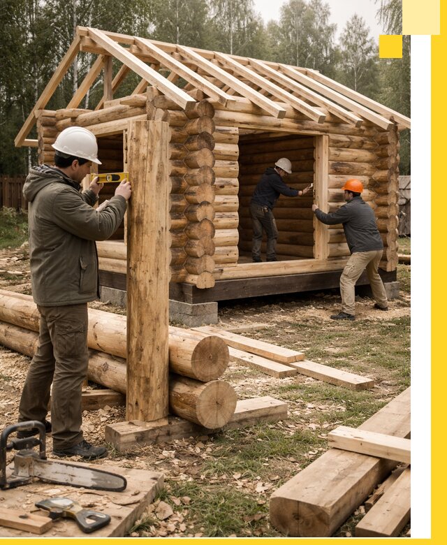 Строительство бань для дачи под ключ в Советской Гавани с доставкой и монтажом