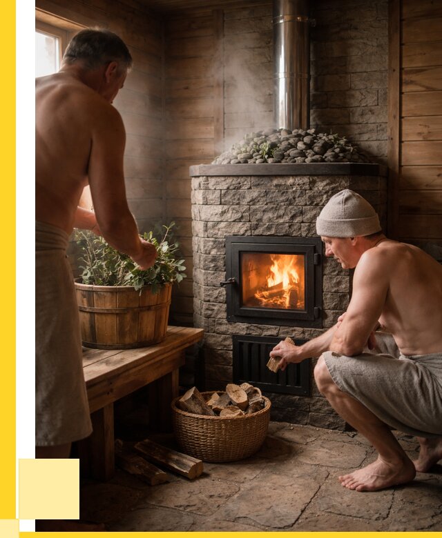 Банные печи под ключ в Советской Гавани от 46751 р. | ЭриданСвс кирпичная