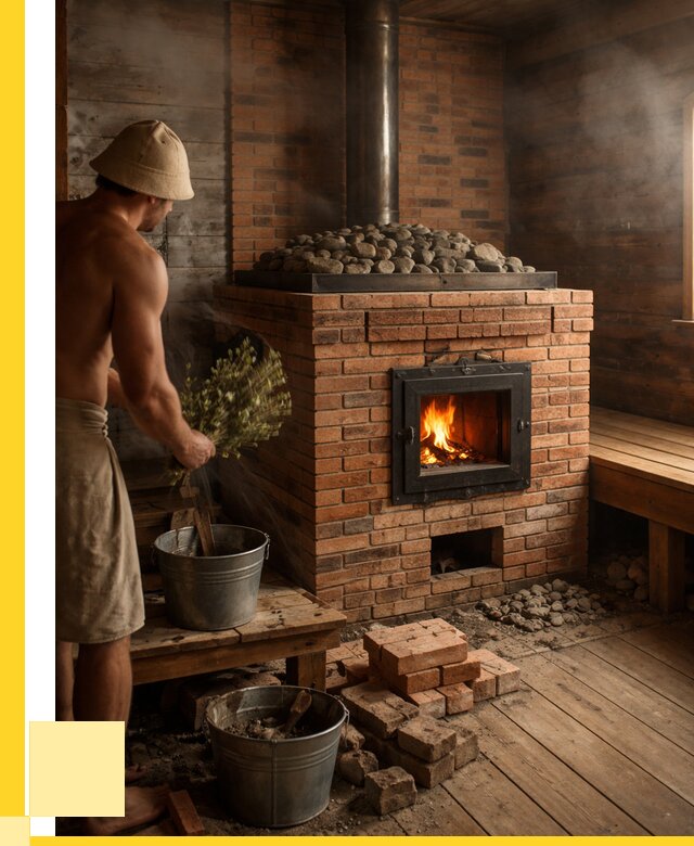 Кирпичные банные печи в Советской Гавани от 93501 р. | ЭриданСвс