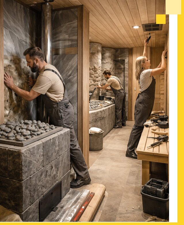 Строительство бань и SPA процедур в Советской Гавани под ключ и отделкой