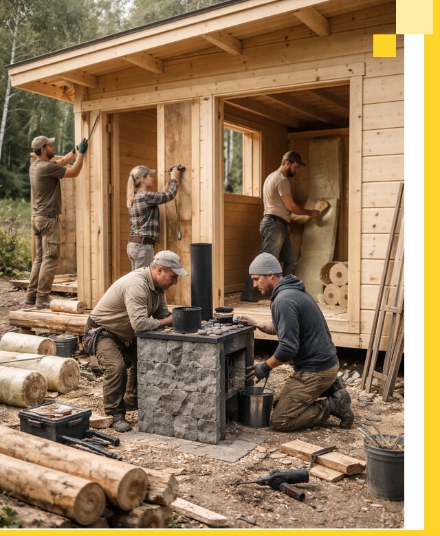 Купить баню под ключ в Советской Гавани строительство монтаж отделка