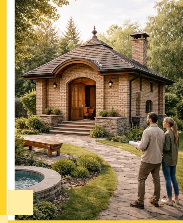 Проект кирпичной бани в Советской Гавани от 31167 р. | ЭриданСвс